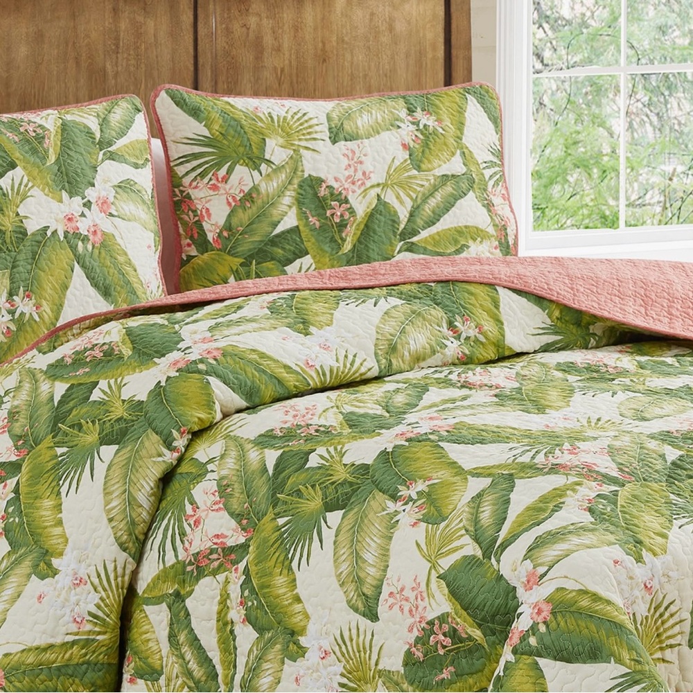 Tommy Bahama Aregada Dock Cotton King quilt and sham set